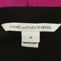 Diane Von Furstenberg camicetta di seta in viola