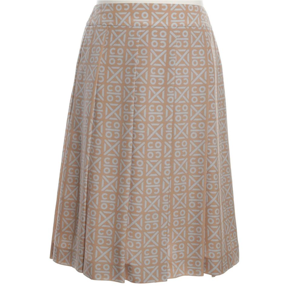 Chanel Pleated skirt of silk