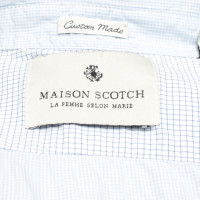 Maison Scotch Oberteil aus Baumwolle in Blau