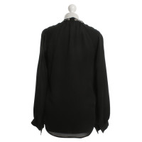 Michael Kors blouse de soie en noir