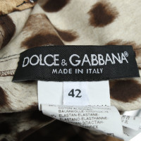 Dolce & Gabbana Jurk met leopard print