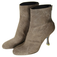 Michel Perry Stiefeletten aus Canvas in Taupe