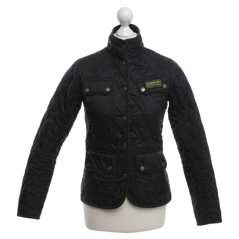 Barbour Steppjacke in Schwarz