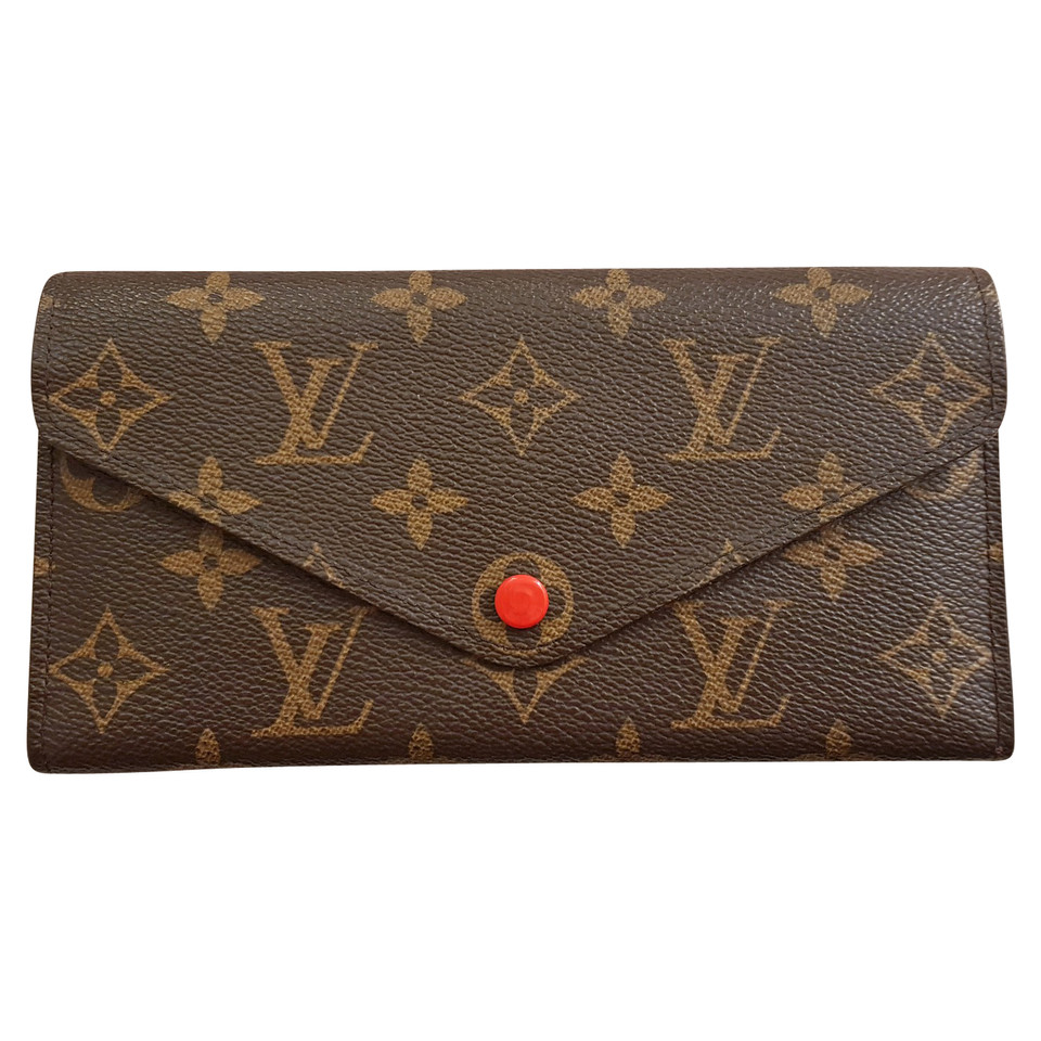 Louis Vuitton Täschchen/Portemonnaie aus Leder in Rot