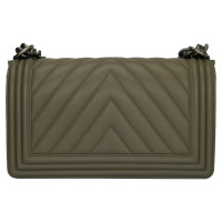Chanel Boy Bag Leather in Taupe
