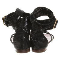 Chie Mihara Sandals Leather in Black