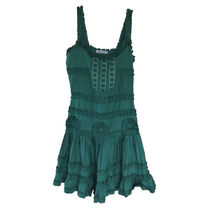 Blumarine Vestito in Seta in Verde