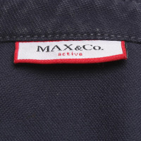 Max & Co Fluwelen blazer in donkerblauw