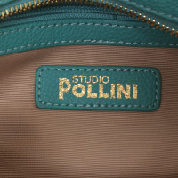 Pollini Sac à main en Cuir en Turquoise