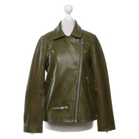 Samsøe & Samsøe Jacket/Coat Leather in Green