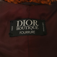Christian Dior Persian lamb fur fur coat in Orange