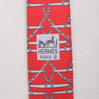 Hermès Krawatte rot Wagendeichsel