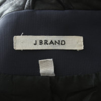 J Brand Lederen jas in tweekleurig
