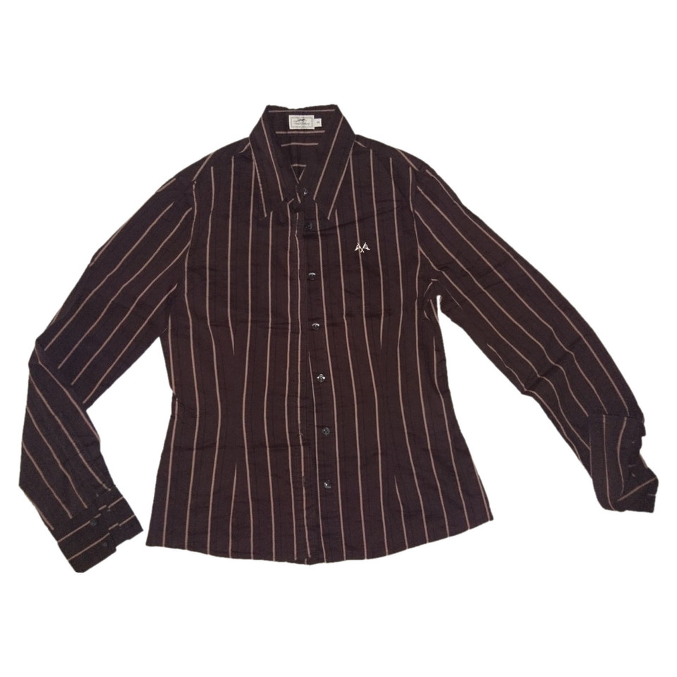 Thomas Burberry Top Cotton in Brown