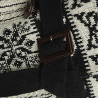Christian Dior Manteau en laine avec un motif d’hiver