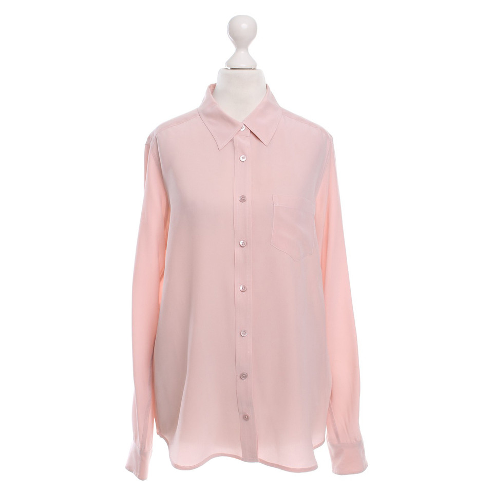 Equipment Zijden blouse in roze