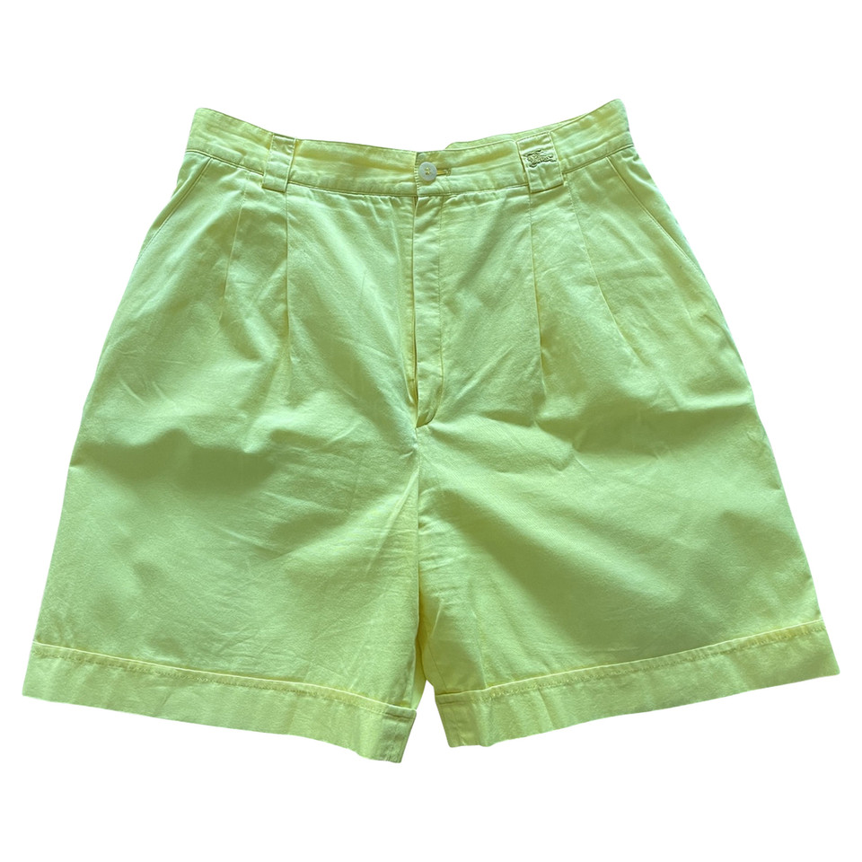 Burberry Shorts Cotton in Yellow