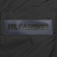 Jil Sander cappotto di cachemire in blu scuro