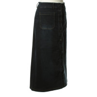 Stefanel Maxi jeans skirt in dark blue