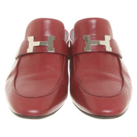 Hermès Pumps/Peeptoes Leather in Red