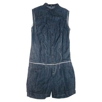 Costume National Jumpsuit Linen in Blue