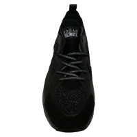 Hogan Sneakers in pelle e glitter nero