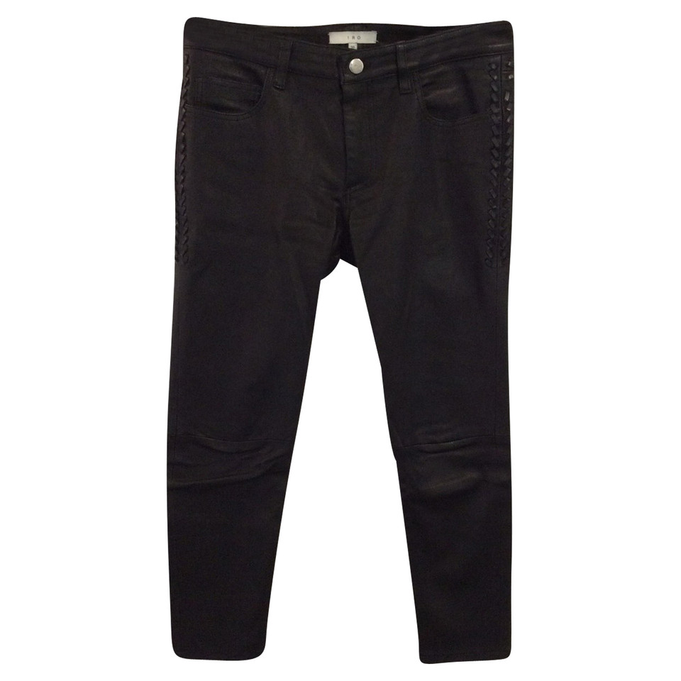 Iro Trousers Leather in Black