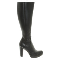 Dondup Bottes en cuir noir