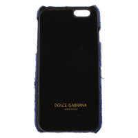 Dolce & Gabbana iPhone case in blue with glass decorations 