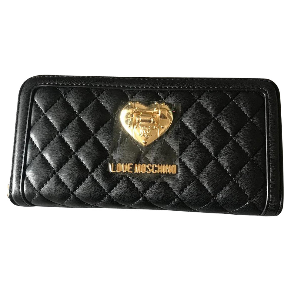 Moschino Love Wallet in black