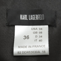 Karl Lagerfeld Robe fourreau en marron