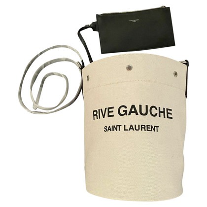 Yves Saint Laurent Tote Bag aus Canvas in Beige