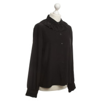 H&M (Designers Collection For H&M) Silk blouse with beaded tick
