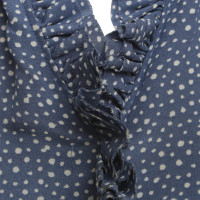 Closed Silk blouse with polka