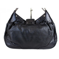 Louis Vuitton Shopping Bag aus Leder in Schwarz