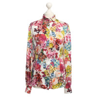 D&G Silk blouse with floral print