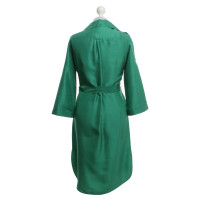 Carolina Herrera Robe en soie en vert