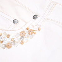 Blumarine Jeans aus Baumwolle in Creme