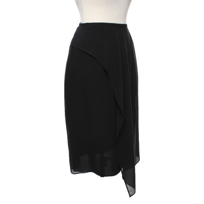 Sport Max Skirt Silk in Black