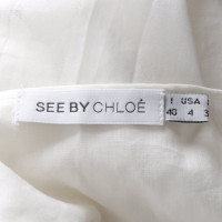 See By Chloé Oberteil aus Baumwolle in Weiß