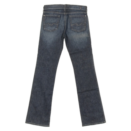 7 For All Mankind Jeans Katoen in Blauw