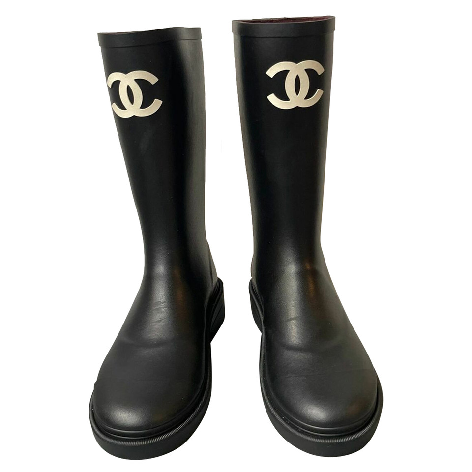 Chanel Stiefel in Schwarz