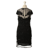 Just Cavalli Zwarte jurk met versieringen