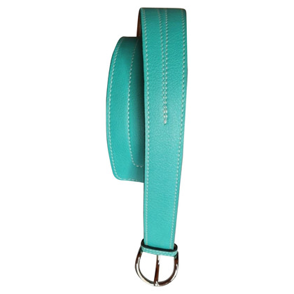 Hermès Belt Leather in Turquoise
