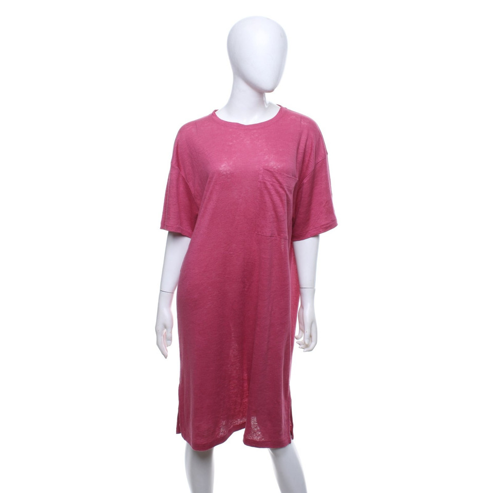 Acne T-shirt in fuxia