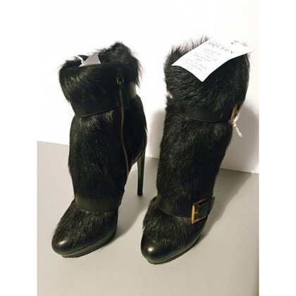 Mc Q Alexander Mc Queen Ankle boots Leather in Black
