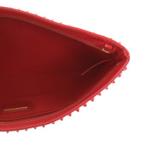 Christian Louboutin Lacklederclutch with rivets