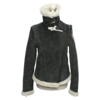 Oakwood Veste/Manteau en Cuir en Vert