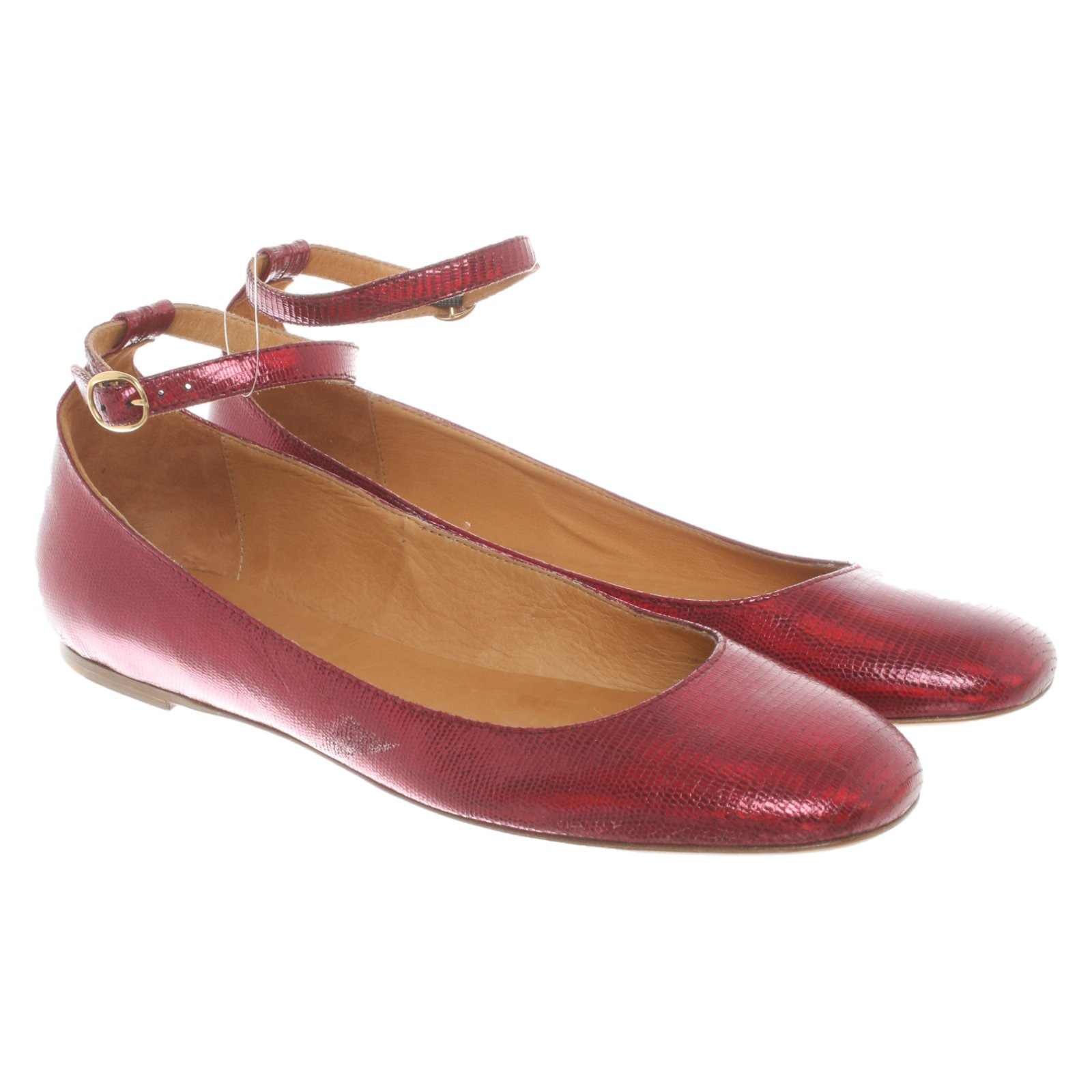 Isabel Marant Etoile Slippers/Ballerinas Patent leather in Red - Second  Hand Isabel Marant Etoile Slippers/Ballerinas Patent leather in Red buy  used for 129€ (5603285)
