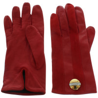 Escada Leather gloves in red